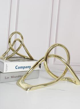 现代饰简约创脂意艺术几树扭结样板BJ00077房售楼处会所书房软何