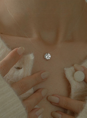 舞憩人鱼之泪项链女高级锁骨链