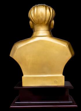 毛HLGD1425主铜像摆件人装毛爷爷半身像伟头像办公室客厅书席房桌