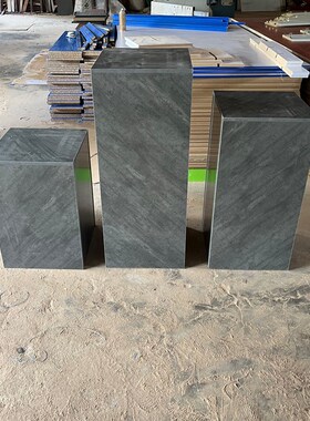 仿大理石纹地台展示台模特站台橱窗摆件工艺品底座增高客厅摆台