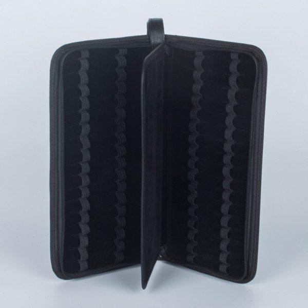 商务公简约时尚收纳笔套复古文具笔袋钢笔保护套36支装笔盒笔帘,淘宝优惠券,粉丝福利购,淘宝优惠卷