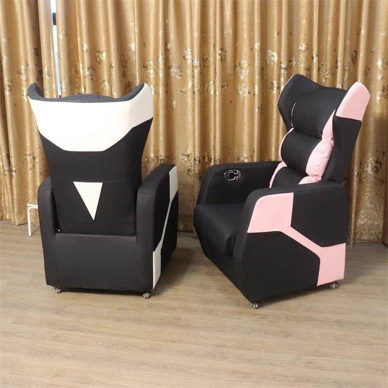 新款网吧沙发椅电竞游戏桌椅单人家用网咖电脑一体式懒人电脑座舱,淘宝优惠券,粉丝福利购,淘宝优惠卷