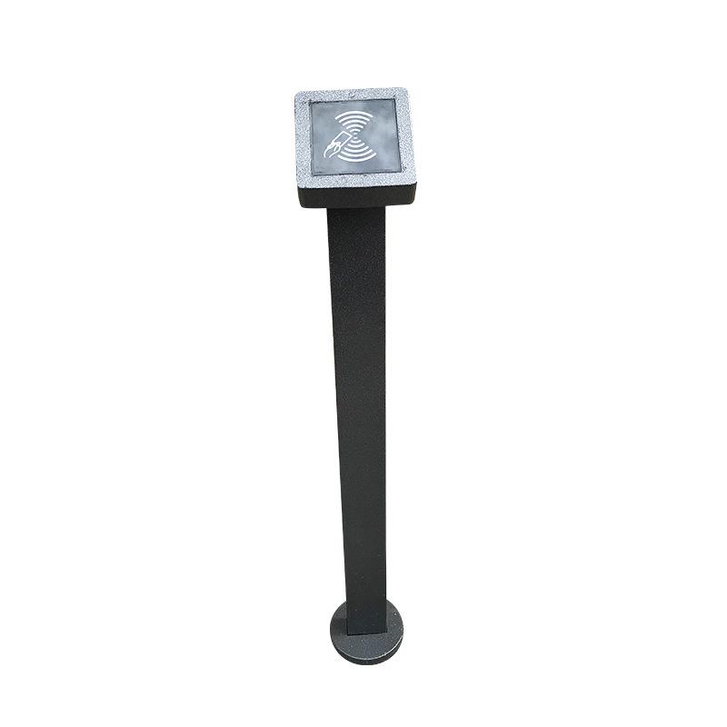 Face recognition temperature measurement all-in-one machine bracket column face recognition access control card column attendance machine