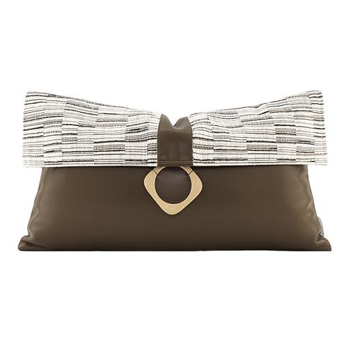 柏洛斯现代轻奢信封包高档私人会所美容院沙发抱枕长条形靠枕靠垫 - 图3