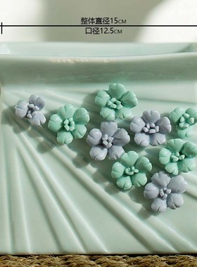 创意多肉花盆陶瓷家居装饰摆件客厅简约摆设家用绿萝展示柜干花瓶