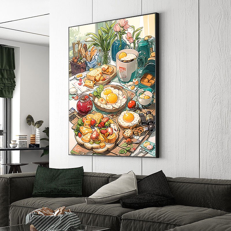 钻石画2025新款卡通客厅儿童手工5d贴满钻十字绣装饰画高难度风景 - 图0