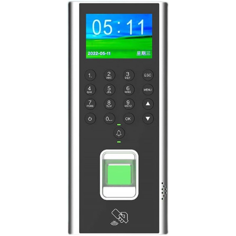 Access control system fingerprint all-in-one machine set electronic card swipe password attendance office glass door electric plug lock wooden door