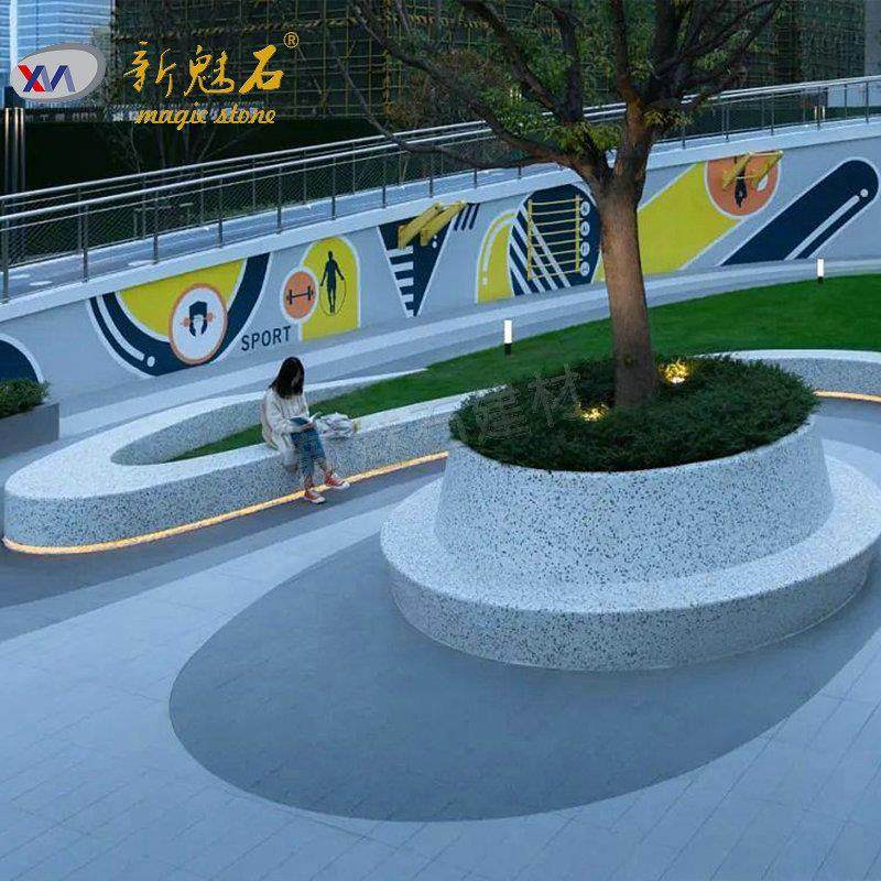 源头厂家 水磨石预制花池坐凳 水磨石GRC花坛 清水混凝土公园石凳,淘宝优惠券,粉丝福利购,淘宝优惠卷
