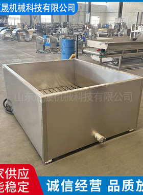 屠宰场浸烫猪羊脱毛池 辅助脱毛机使用 肥猪打毛机 不锈钢烫池