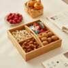 Cross-border pallet wooden home hotel restaurant storage tea set rectangular wooden tea tray Japanese style