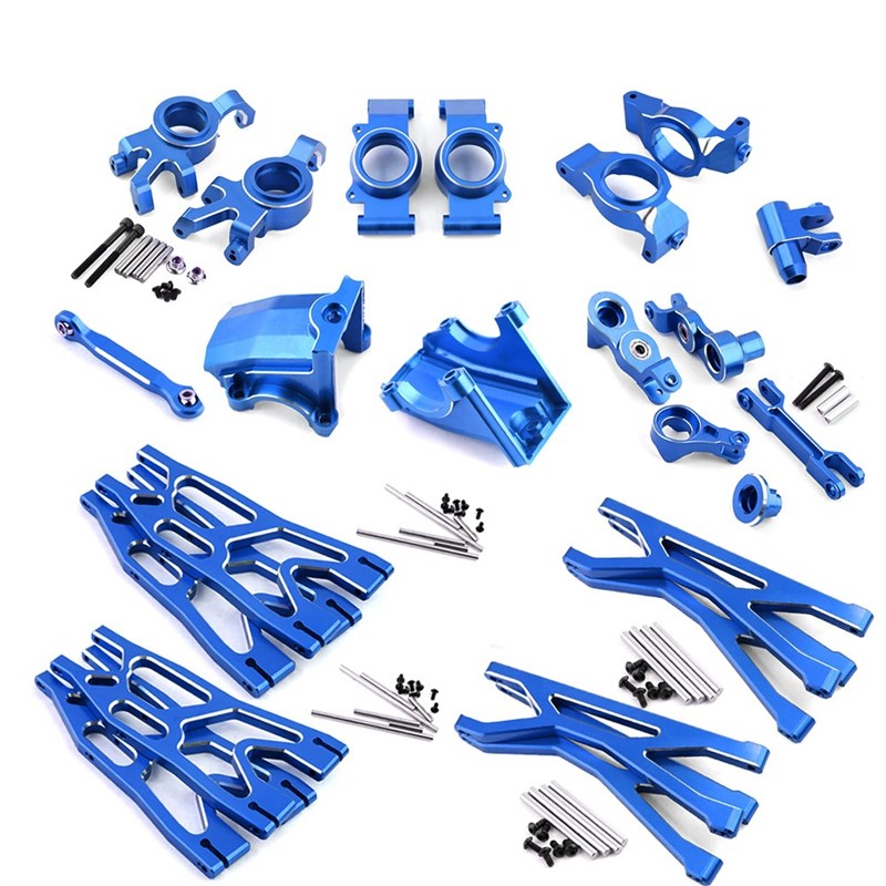 TRAXXAS X-MAXX 1/5 大X改装升级配件 铝合金前后摆臂 全车金属件 - 图1