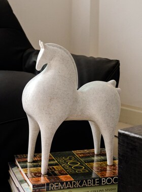 掬涵唐马装饰品摆件家居客厅玄关酒柜桌面摆设马到成功乔迁礼物