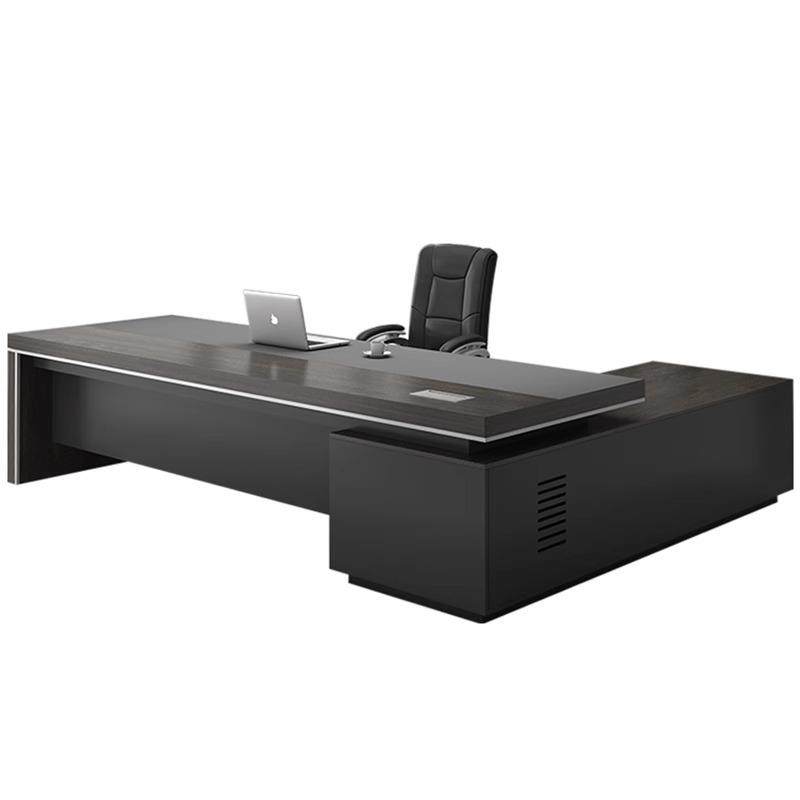 老板办公桌简约现代大班台总裁桌经理桌办公家具办公室椅组合新款,淘宝优惠券,粉丝福利购,淘宝优惠卷