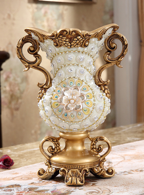 欧式花瓶花器摆件仿真花客厅茶几瓶摆件样品房软装饰电视柜玄关