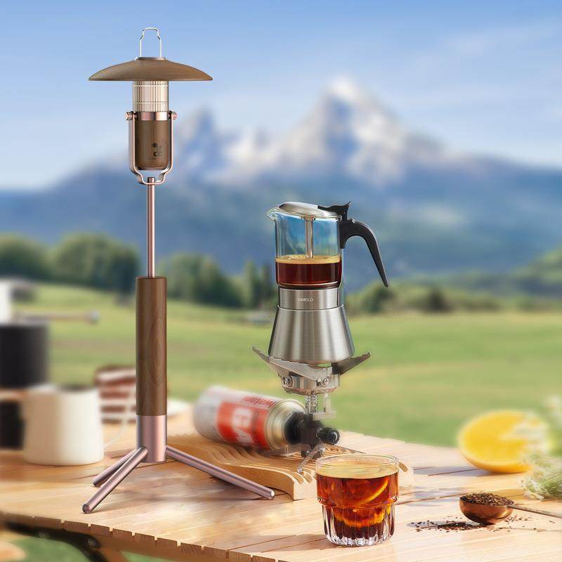 新品巧兔直杆桌面灯架子胡桃实木露营野营三角支架配M61/4,淘宝优惠券,粉丝福利购,淘宝优惠卷