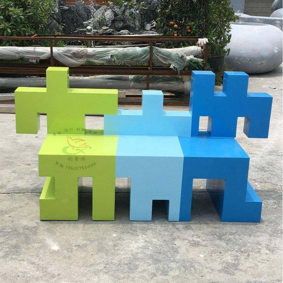 供应儿童拼图玻璃钢休闲椅创意商场休闲椅购物中心休闲坐椅,淘宝优惠券,粉丝福利购,淘宝优惠卷