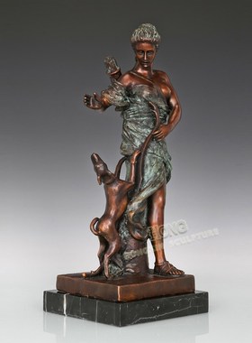 铜雕塑荻安娜EP096096S欧式人物工艺礼品摆饰酒店客厅玄关家居桌