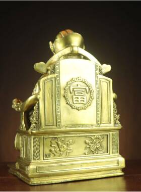 记铜0117财神铜财杨神财神爷财富神摆件贵财铜神