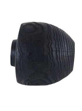 售饰手工新中式黑色碳化木质摆件民酒店宿别销墅艺术造型21007装