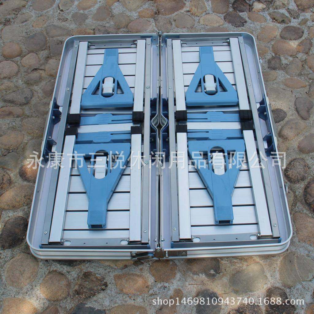 户外野营防潮折叠桌椅铝合金联连体桌子野餐桌移动便携手提宣传桌,淘宝优惠券,粉丝福利购,淘宝优惠卷