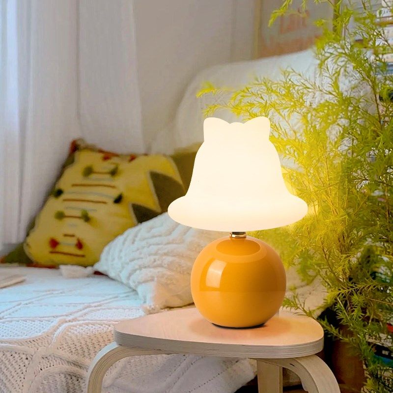 美少女小台灯卧室床头温馨氛围儿童护眼可爱奶油轻奢高级感夜灯,淘宝优惠券,粉丝福利购,淘宝优惠卷