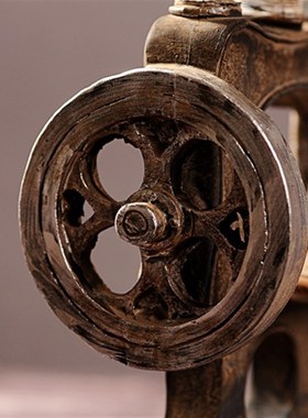 创意礼品 酒吧 复古做旧工艺摆件 缝纫机 家居装饰品