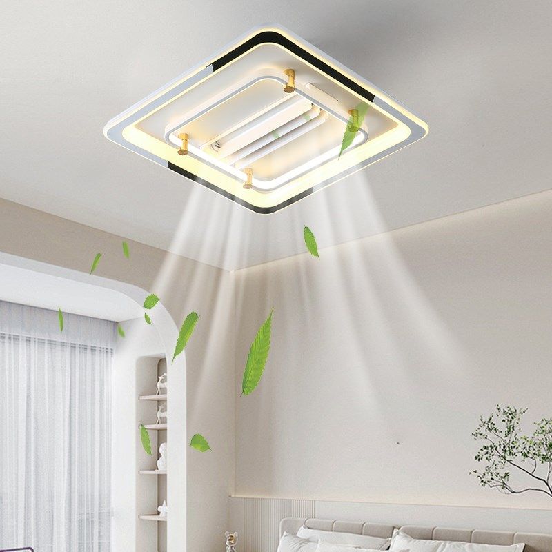 无叶风扇灯客厅吸顶灯现代卧室餐厅摇头电扇吊灯全屋套餐中山灯具,淘宝优惠券,粉丝福利购,淘宝优惠卷