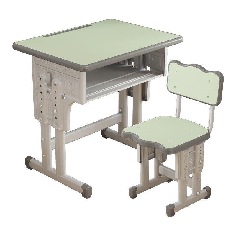 Children's study table desk primary school students' home liftable children's writing desk training class school desk and chair set