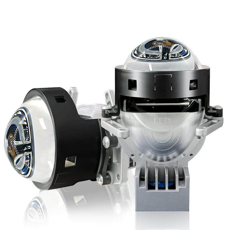 超亮LED汽车双光透镜大灯大功率60W双光杯聚光车灯海拉5改装车灯,淘宝优惠券,粉丝福利购,淘宝优惠卷