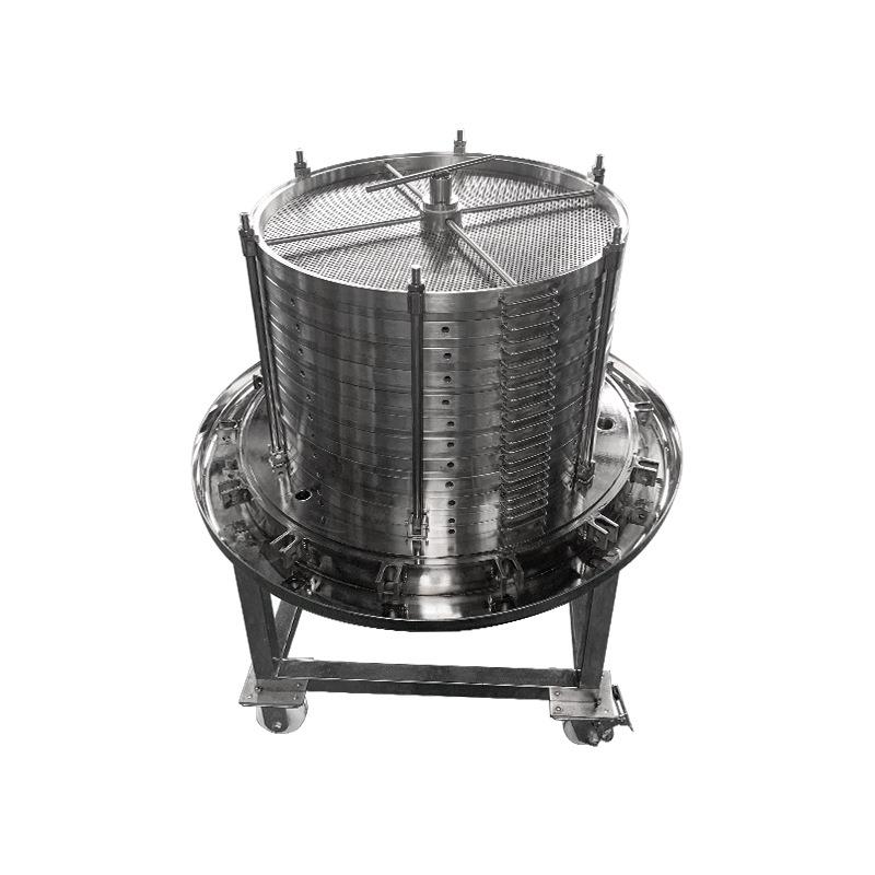 层叠式过滤器框式可换滤膜纸板滤布滤纸过滤设备立式层叠过滤器 - 图3