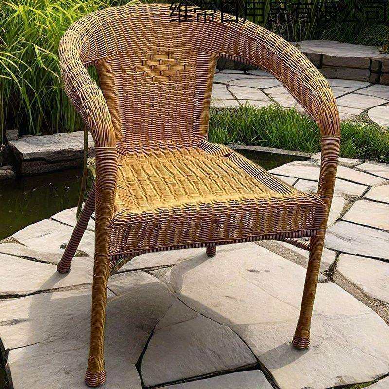 阳台休闲庭院椅子藤椅凳子靠背扶手家用80岁老人椅工厂手工编织椅,淘宝优惠券,粉丝福利购,淘宝优惠卷