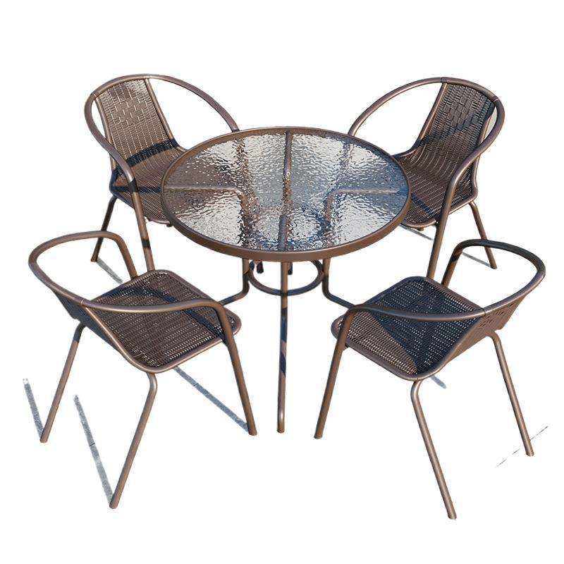 户外桌椅庭院露天防水防晒休闲折叠一桌四椅花园院子喝茶组合套装,淘宝优惠券,粉丝福利购,淘宝优惠卷