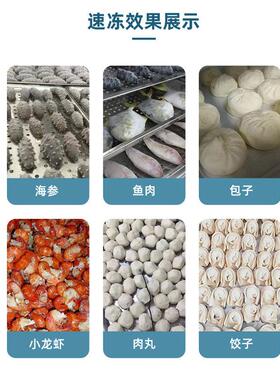 商用速冻机小型不锈钢冷柜海参饺子柜包子零下45度速冻柜冰箱