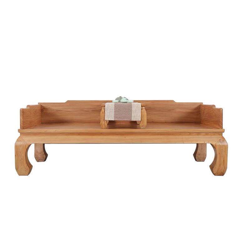 新款老榆木罗汉床家居客厅禅意美人榻实木白茬床榻小户型沙发,淘宝优惠券,粉丝福利购,淘宝优惠卷