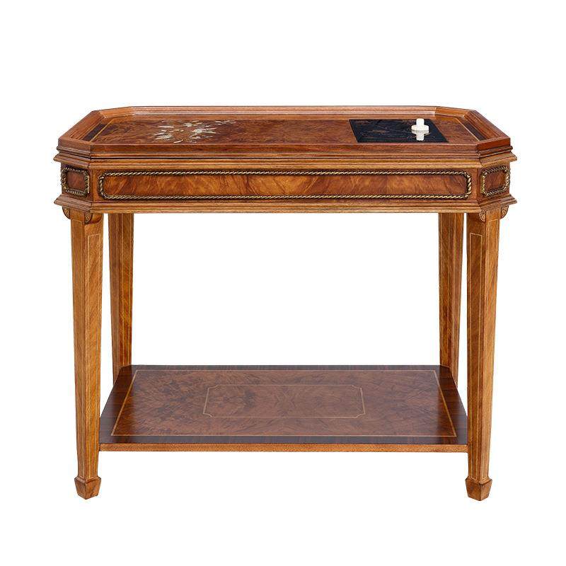 法式新中式桃花心木木皮拼花边几客厅阳台移动水壶小茶台家具,淘宝优惠券,粉丝福利购,淘宝优惠卷