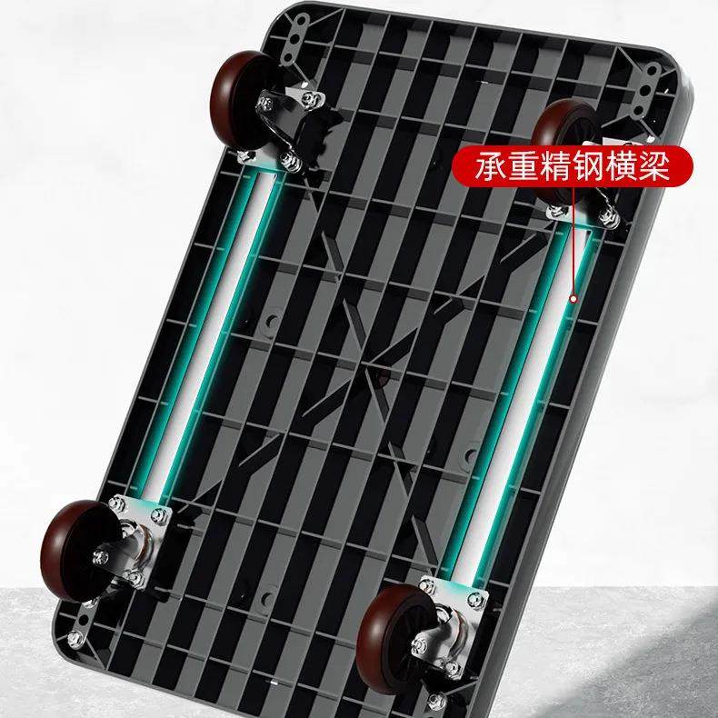 平板车静音折叠小推车搬运车拖车货车拉货便携家用轻便快递小拉车,淘宝优惠券,粉丝福利购,淘宝优惠卷