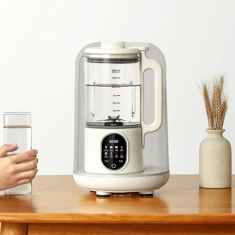 智能柔音加热破壁老人家用豆浆机隔音罩触屏研磨无渣多功能料理,淘宝优惠券,粉丝福利购,淘宝优惠卷