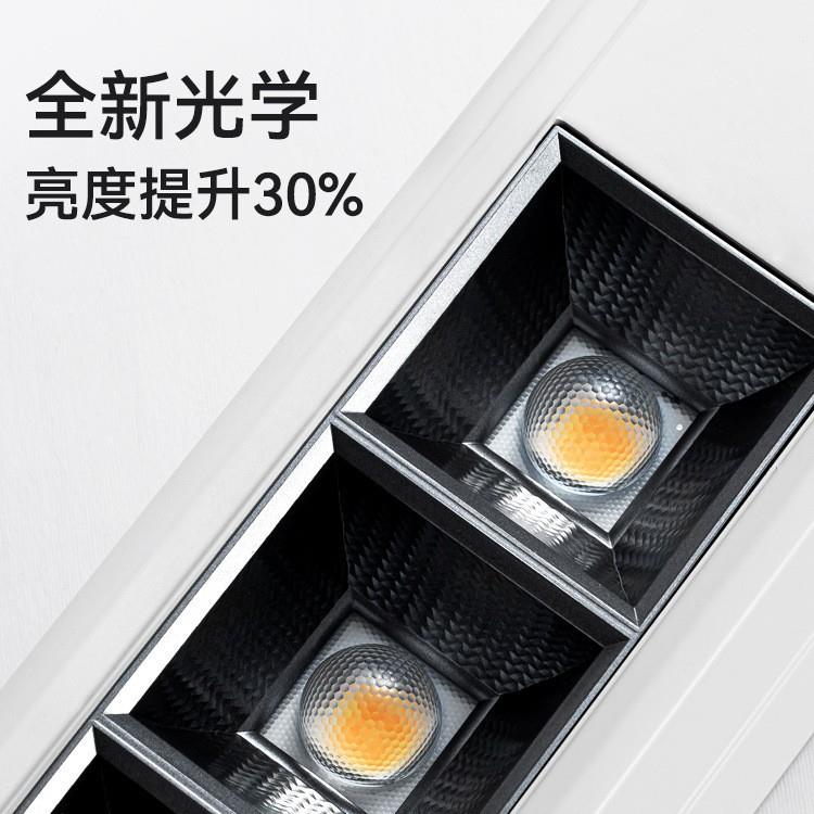 Anti-glare surface-mounted ceiling led downlight bold lamp home living room dining room bedroom long strip spotlight without main light