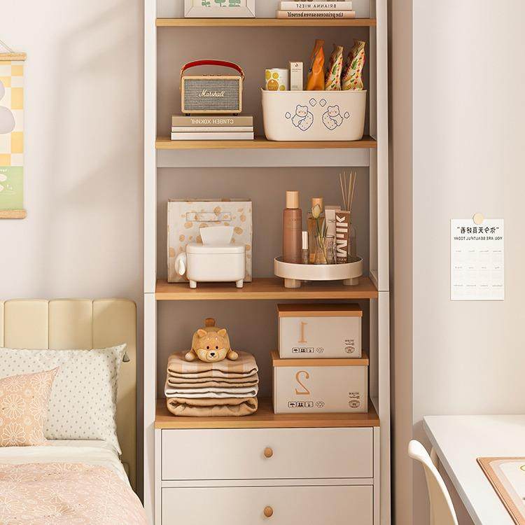 床头置物架落地多层收纳架子靠墙卧室斜梯形客厅房间柜子床边书架,淘宝优惠券,粉丝福利购,淘宝优惠卷