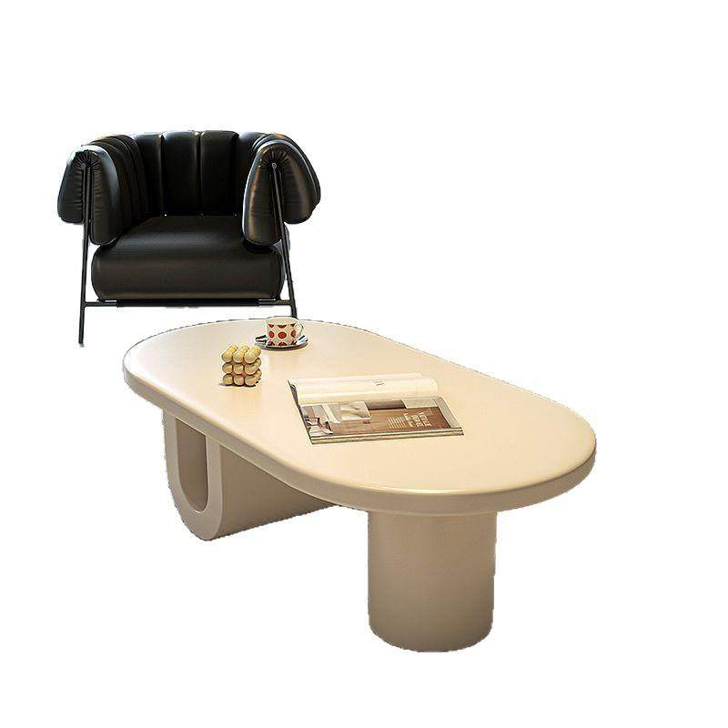 法式奶油风U型茶几家用客厅小户型轻奢感设计师网红创意桌子,淘宝优惠券,粉丝福利购,淘宝优惠卷