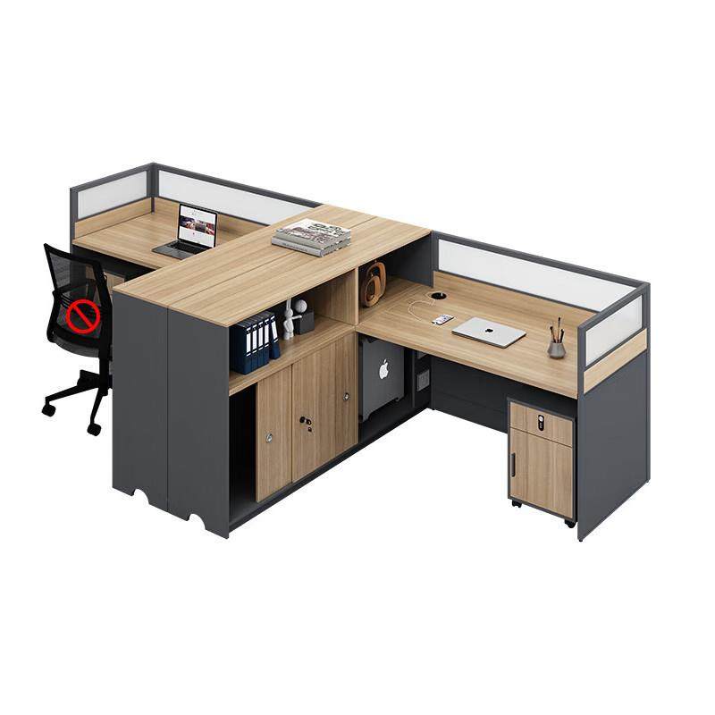 办公桌财务室职员电脑桌屏风员工位办公家具T型双人位含柜,淘宝优惠券,粉丝福利购,淘宝优惠卷