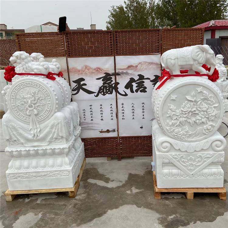 石雕青石仿古石墩门墩抱鼓石小象貔貅麒麟石狮子门当汉白玉,淘宝优惠券,粉丝福利购,淘宝优惠卷