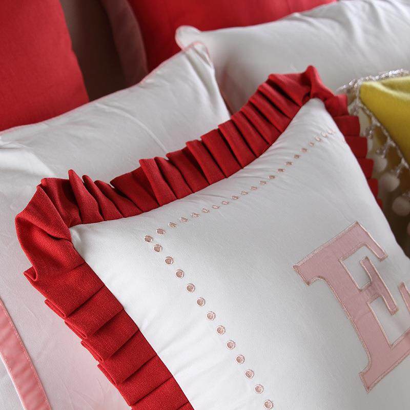 现代美式儿童女孩房床品别墅家居展厅软装样板房公主房床上用品,淘宝优惠券,粉丝福利购,淘宝优惠卷