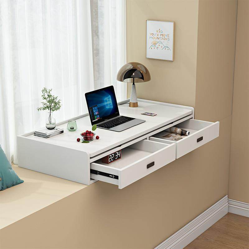飘窗桌可伸缩书桌收纳柜一体家用卧室抽拉式学习写字桌储物柜,淘宝优惠券,粉丝福利购,淘宝优惠卷