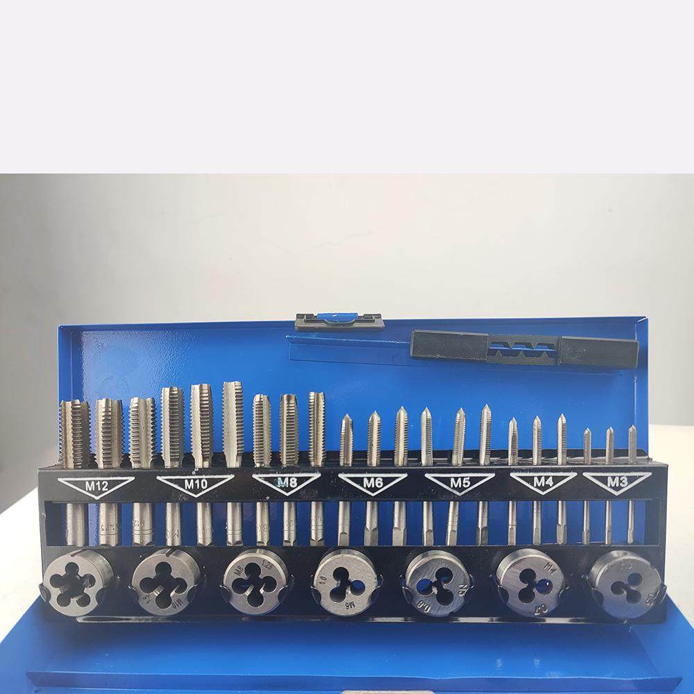 32件套丝锥板牙套装铁盒丝锥扳手直发丝锥套装板牙,淘宝优惠券,粉丝福利购,淘宝优惠卷