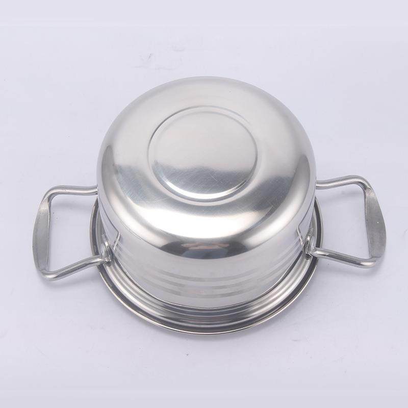 RF无磁银彩4件套锅钢把实心手柄单底汤锅出口套装不锈钢锅具,淘宝优惠券,粉丝福利购,淘宝优惠卷