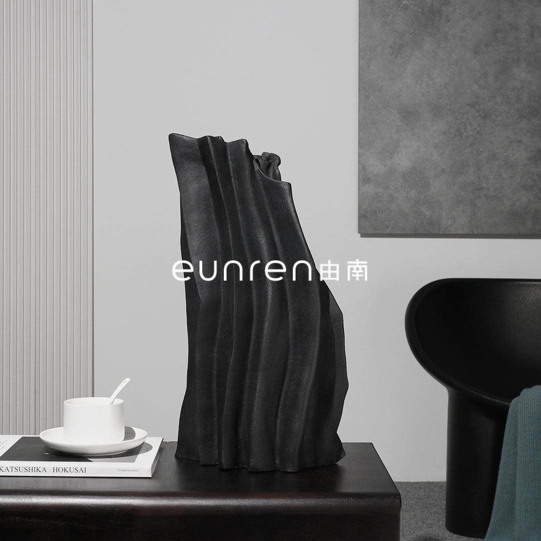 简约现代轻奢软装饰品家居餐桌干花插花器售楼处样板房间花瓶摆件,淘宝优惠券,粉丝福利购,淘宝优惠卷