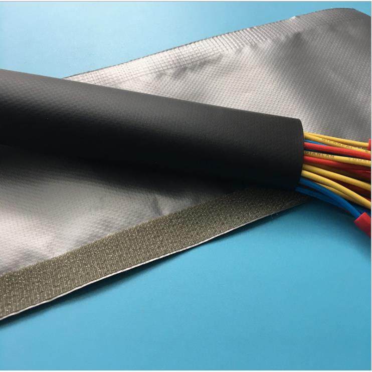 WPC魔术贴结束带灰色+黑色环保阻燃带套管线缆保护带黑灰双面通用,淘宝优惠券,粉丝福利购,淘宝优惠卷