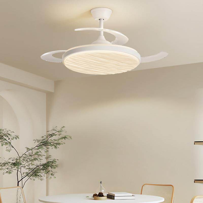 家用卧室风扇灯护眼吸顶风扇灯餐厅吊扇灯奶油风隐形风扇灯静音,淘宝优惠券,粉丝福利购,淘宝优惠卷