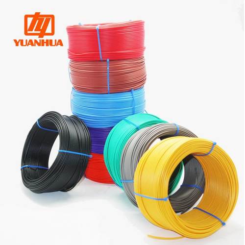 国标纯铜RV35平方单芯铜丝多股软线红黄蓝绿黑黄绿双色机柜接地线 - 图2